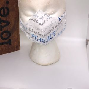 Inspirations Faith Face Mask  100% Cotton ~New!